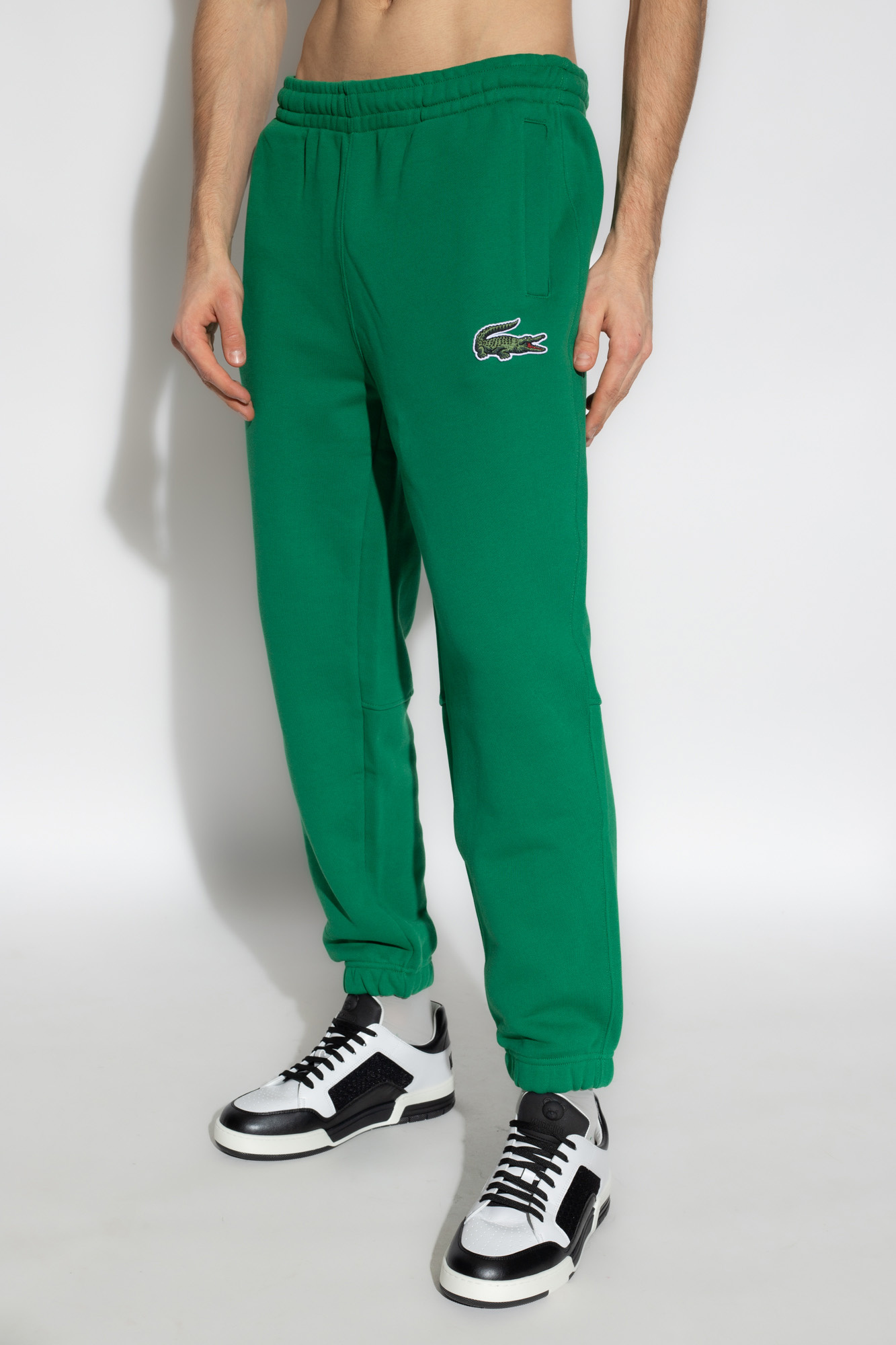 Lacoste red online sweatpants